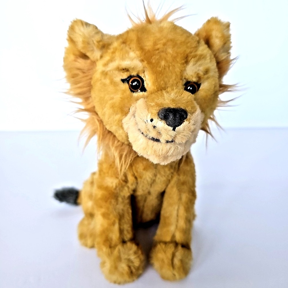 Disney Lion King Simba Realistic Talking Plush Stuffed Animal Toy Live Action